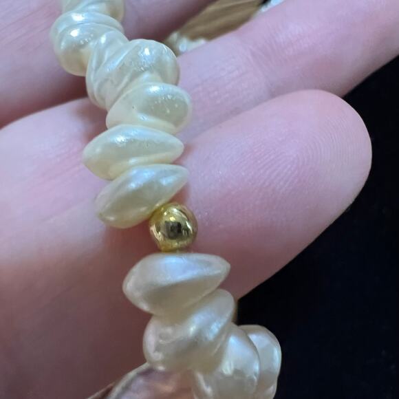 Vintage Necklaces Freshwater Rice Pearl Multi Strand Long Layered Lobster Clasp - Picture 12 of 12